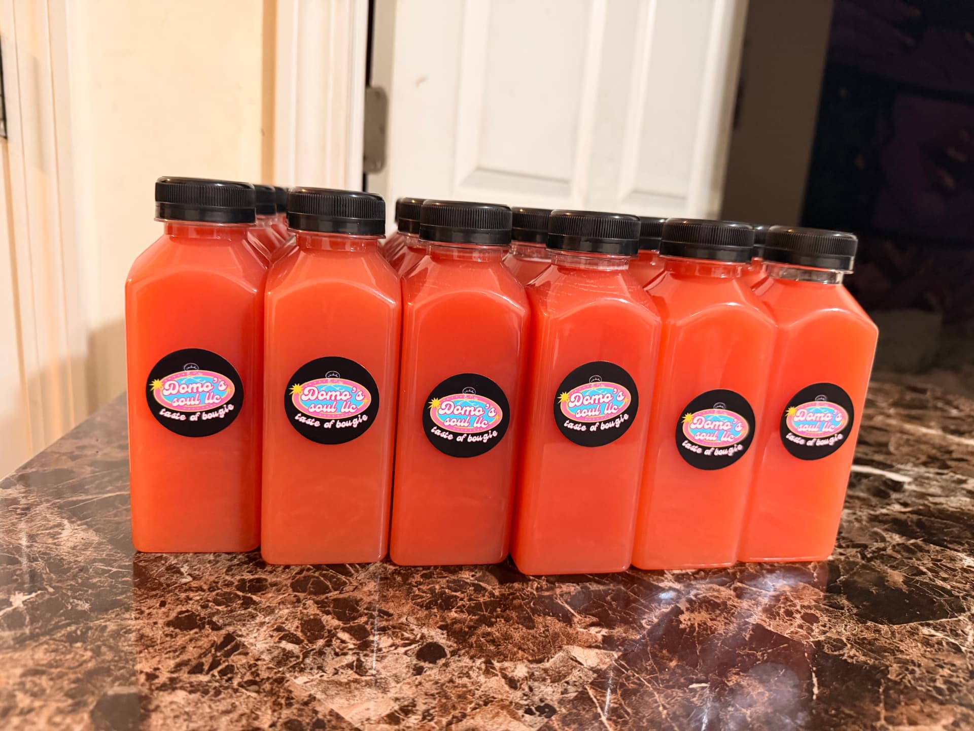 Domo's Soul bottled rum punch lineup